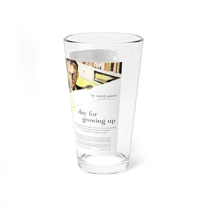 A Day for Growing Up, Today's Woman, January 1952 (Magazine Illustration) Pint Glass 16oz - Go Mug Yourself