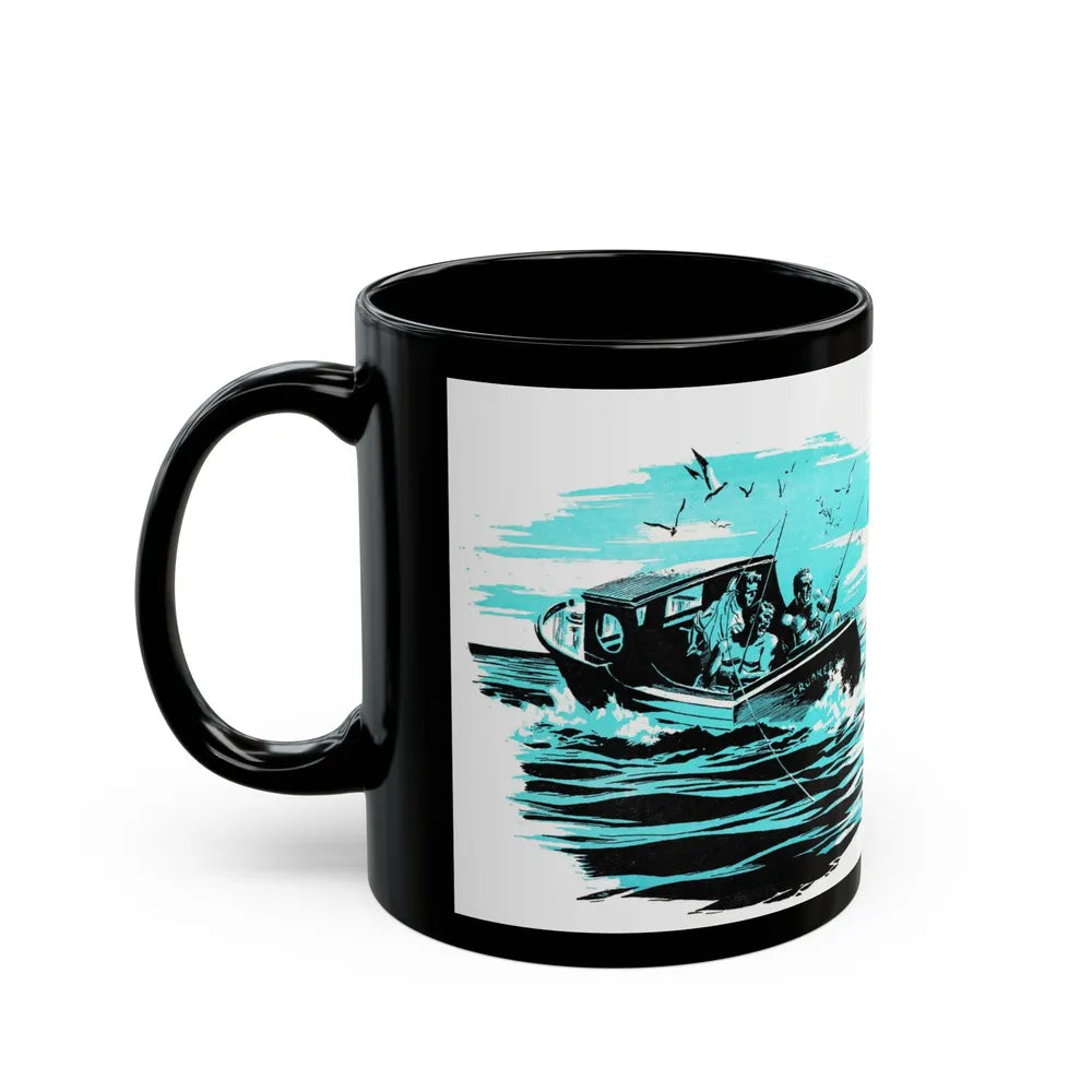 A Day in the Sun, Bluebook, February 1953 - Black Coffee Mug-Go Mug Yourself