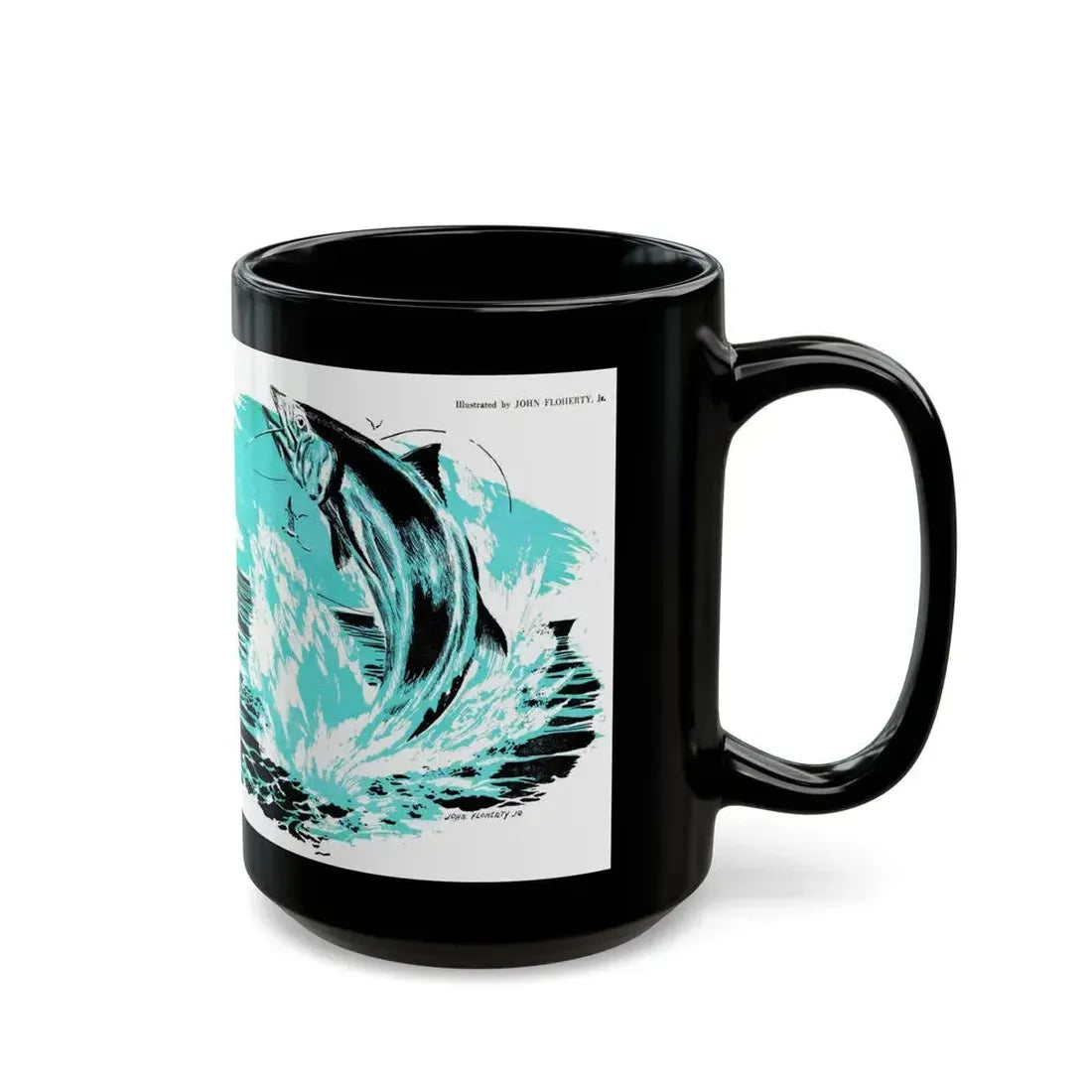 A Day in the Sun, Bluebook, February 1953 - Black Coffee Mug - Go Mug Yourself