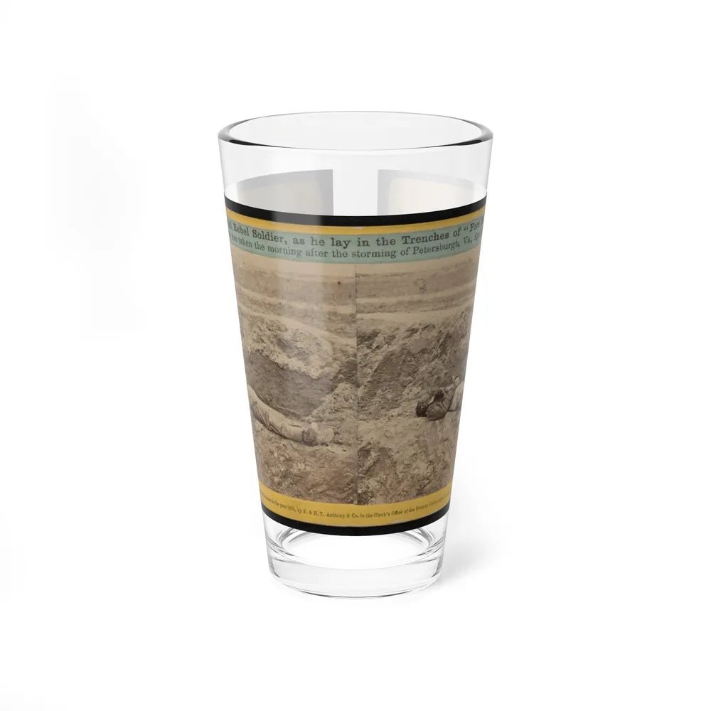 A Dead Rebel Soldier, As He Lay In The Trenches Of Fort Hell (U.S. Civil War) Pint Glass 16oz-16oz-Go Mug Yourself