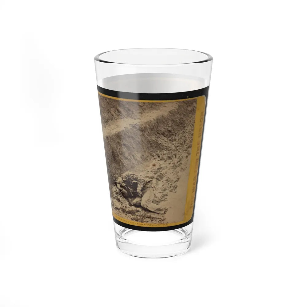 A Dead Rebel Soldier, As He Lay In The Trenches Of Fort Mahone, Called By The Soldiers, Fort Damnation ... (U.S. Civil War) Pint Glass 16oz-Go Mug Yourself