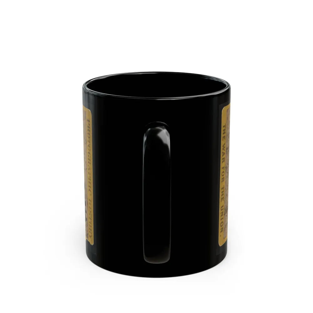 A Dead Rebel Soldier, As He Lay In The Trenches Of Fort Mahone, Called By The Soldiers Fort Damnation (U.S. Civil War) Black Coffee Mug-Go Mug Yourself