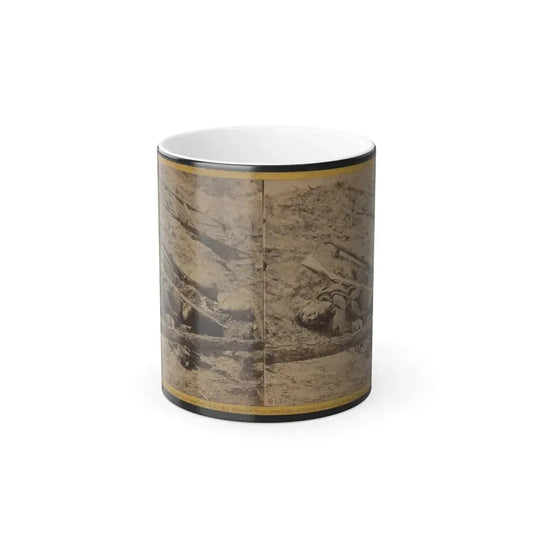 A Dead Rebel Soldier, as He Lay in the Trenches of Fort Mahone, Called by the Soldiers  Fort Damnation (U.S. Civil War) Color Changing Coffee Mug 11oz Default Title - Go Mug Yourself