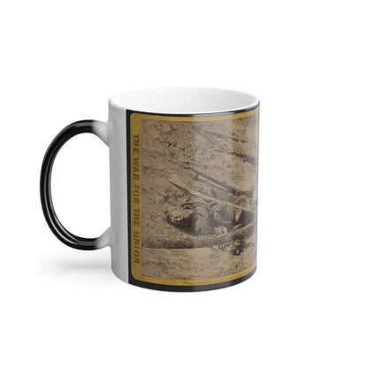A Dead Rebel Soldier, as He Lay in the Trenches of Fort Mahone, Called by the Soldiers  Fort Damnation (U.S. Civil War) Color Changing Coffee Mug 11oz - Go Mug Yourself