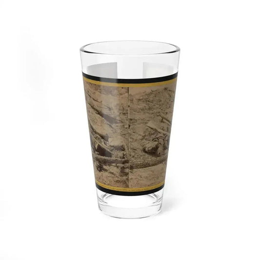 A Dead Rebel Soldier, As He Lay In The Trenches Of Fort Mahone, Called By The Soldiers  Fort Damnation (U.S. Civil War) Pint Glass 16oz 16oz - Go Mug Yourself