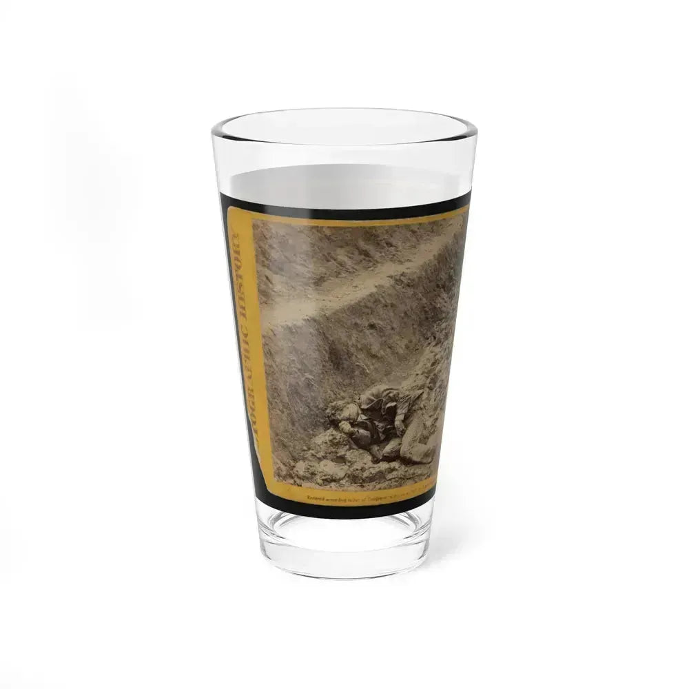 A Dead Rebel Soldier, As He Lay In The Trenches Of Fort Mahone, Called By The Soldiers,  Fort Damnation  ... (U.S. Civil War) Pint Glass 16oz - Go Mug Yourself
