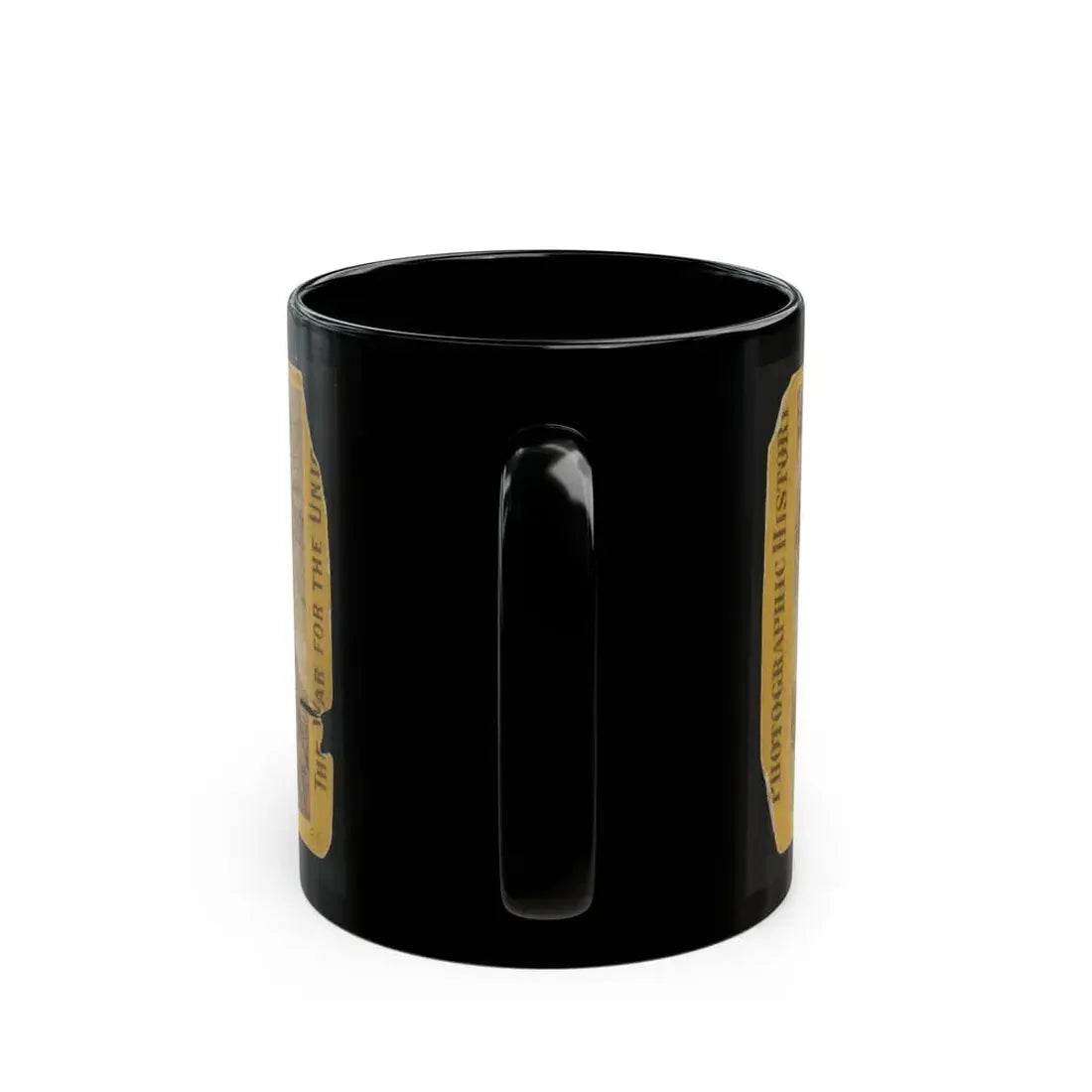 A Dead Rebel Soldier, Barefooted, Killed By A Shell, Which Tore His Side Out. The Entrails Are Portruding From His Side (U.S. Civil War) Black Coffee Mug - Go Mug Yourself
