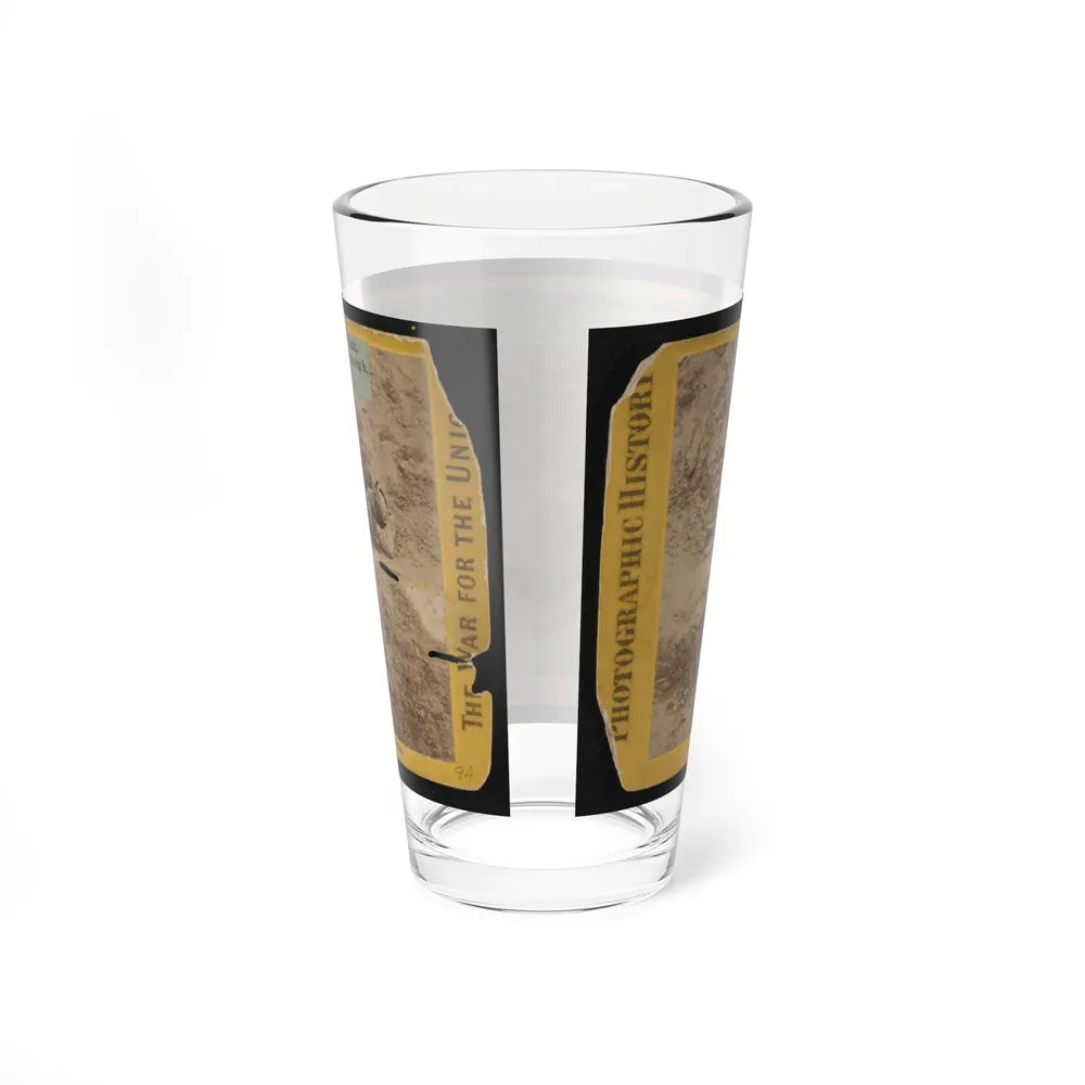 A Dead Rebel Soldier, Barefooted, Killed By A Shell, Which Tore His Side Out. The Entrails Are Portruding From His Side (U.S. Civil War) Pint Glass 16oz-Go Mug Yourself