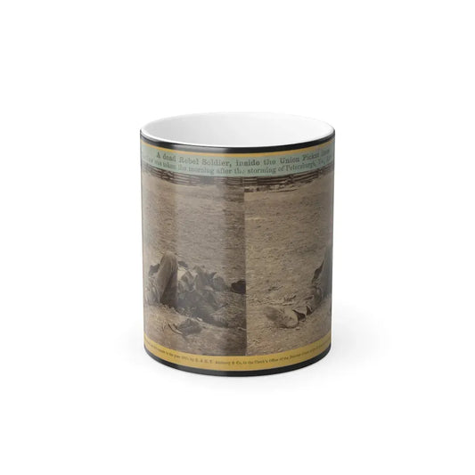 A Dead Rebel Soldier, Inside the Union Picket Lines (U.S. Civil War) Color Changing Coffee Mug 11oz Default Title 11oz - Go Mug Yourself