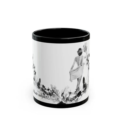 A Delicate Sublect, Calling All Girls, June 1948 - Black Coffee Mug-11oz-Go Mug Yourself