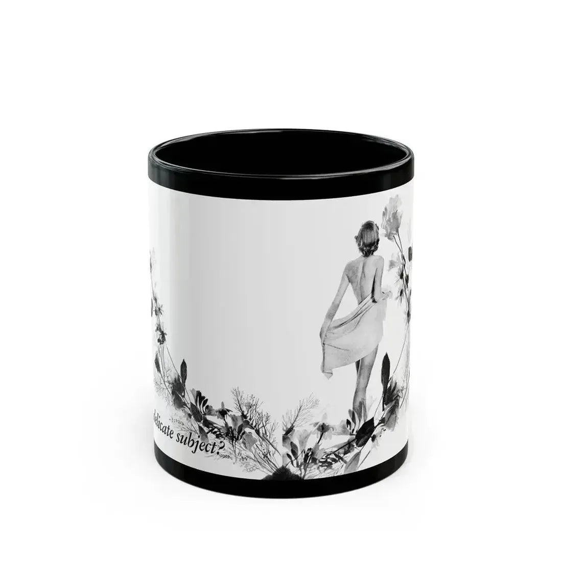 A Delicate Sublect, Calling All Girls, June 1948 - Black Coffee Mug 11oz - Go Mug Yourself