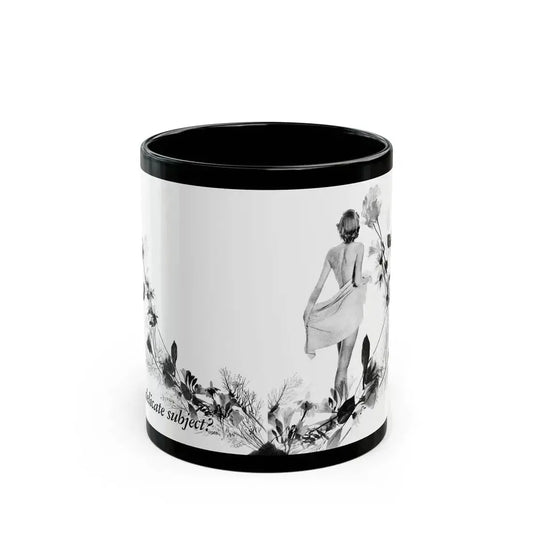 A Delicate Sublect, Calling All Girls, June 1948 - Black Coffee Mug 11oz - Go Mug Yourself