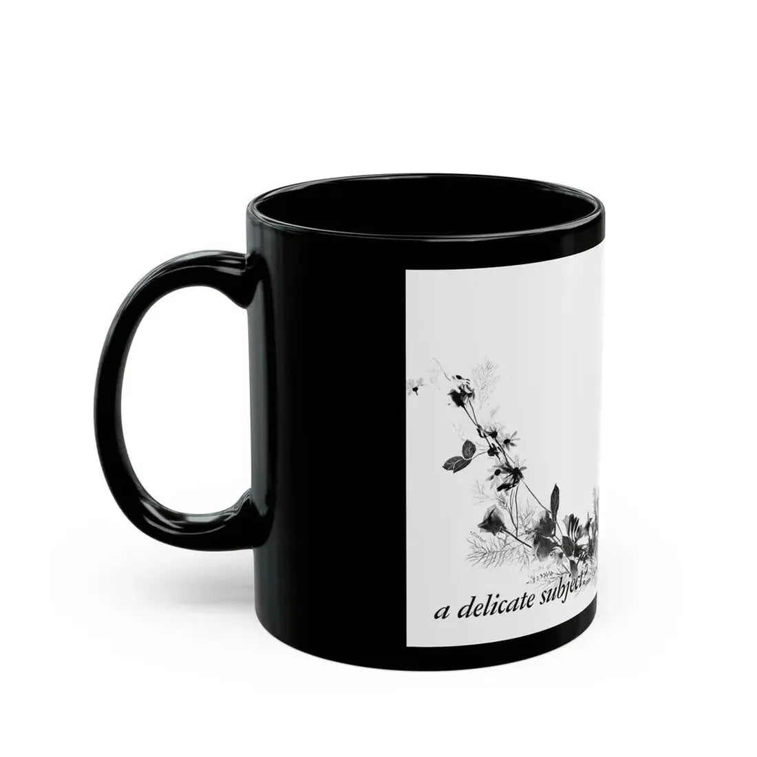 A Delicate Sublect, Calling All Girls, June 1948 - Black Coffee Mug - Go Mug Yourself