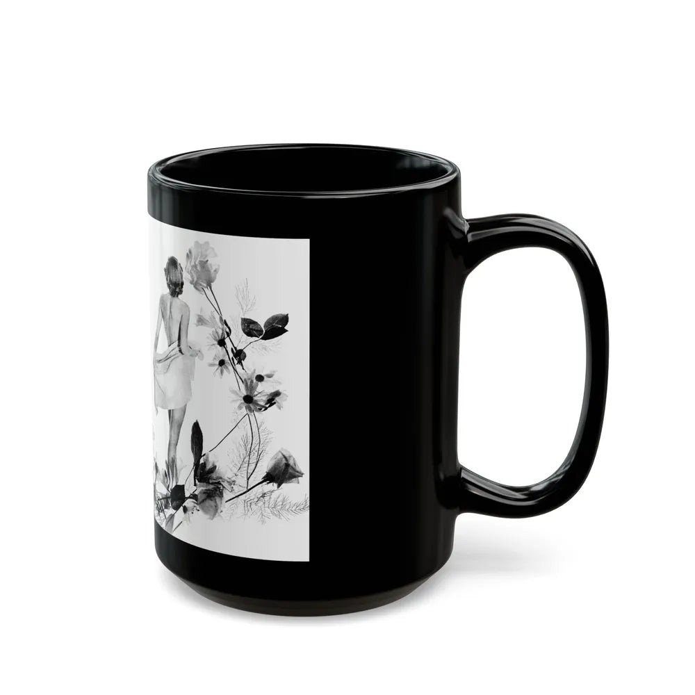 A Delicate Sublect, Calling All Girls, June 1948 - Black Coffee Mug-Go Mug Yourself