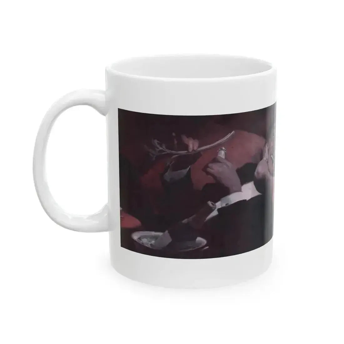 A Desire for Love, Cosmopolitan, April 1953 - White Coffee Mug - Go Mug Yourself