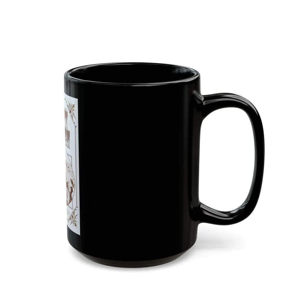 A DIRTY WESTERN 1975 Movie Poster - Black Coffee Mug-Go Mug Yourself