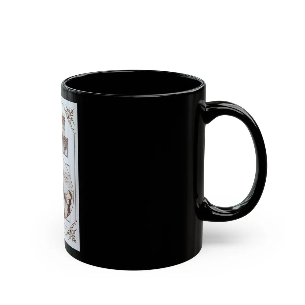 A DIRTY WESTERN 1975 Movie Poster - Black Coffee Mug-Go Mug Yourself