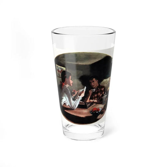 A Dish of Apples, Collier's magazine, December 20, 1947 (Magazine Illustration) Pint Glass 16oz 16oz - Go Mug Yourself