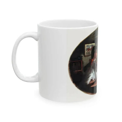 A Dish of Apples, Collier's magazine, December 20, 1947 - White Coffee Mug - Go Mug Yourself