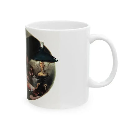 A Dish of Apples, Collier's magazine, December 20, 1947 - White Coffee Mug - Go Mug Yourself