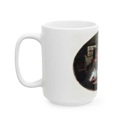 A Dish of Apples, Collier's magazine, December 20, 1947 - White Coffee Mug - Go Mug Yourself