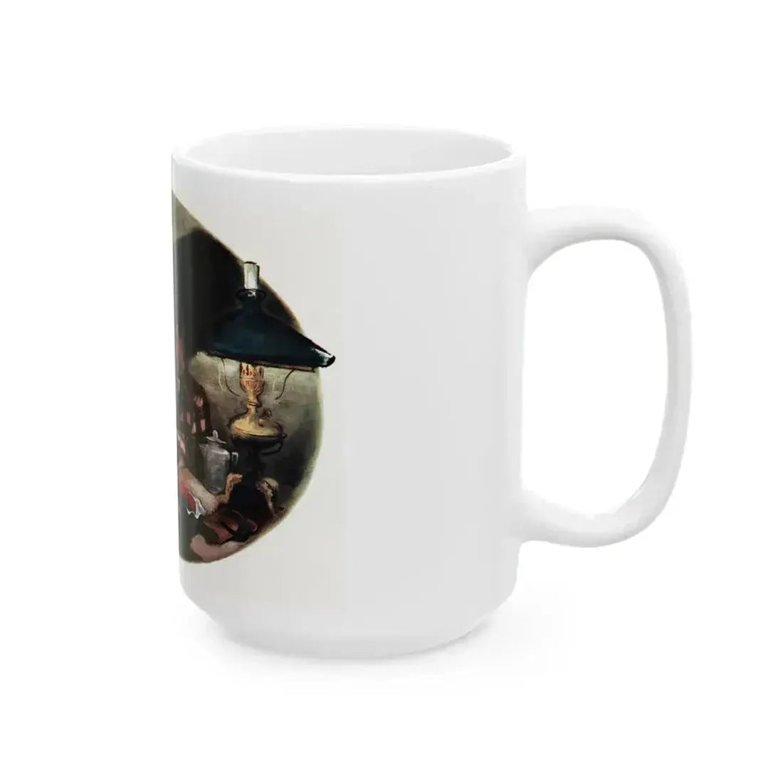 A Dish of Apples, Collier's magazine, December 20, 1947 - White Coffee Mug - Go Mug Yourself