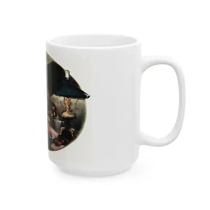 A Dish of Apples, Collier's magazine, December 20, 1947 - White Coffee Mug - Go Mug Yourself