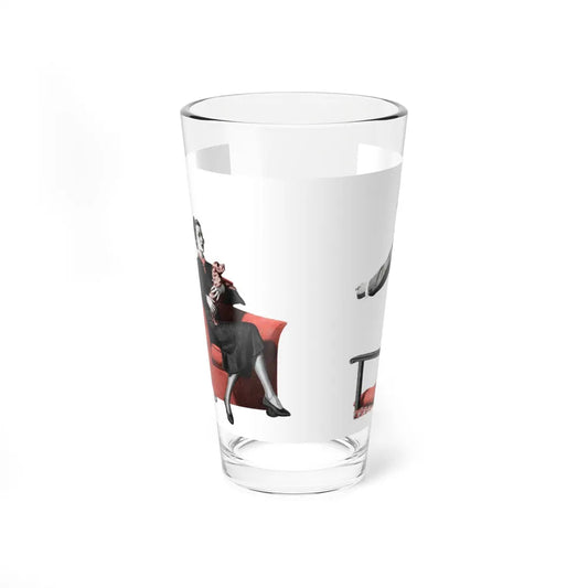 A Dog Has His Day, The American Magazine, July 1936 (Magazine Illustration) Pint Glass 16oz-16oz-Go Mug Yourself