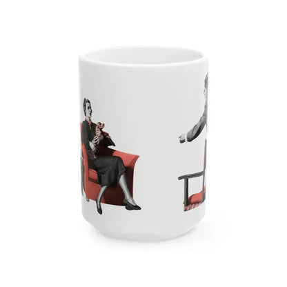 A Dog Has His Day, The American Magazine, July 1936 - White Coffee Mug 15oz - Go Mug Yourself