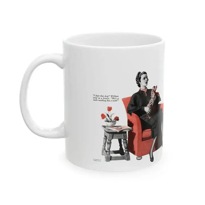 A Dog Has His Day, The American Magazine, July 1936 - White Coffee Mug - Go Mug Yourself