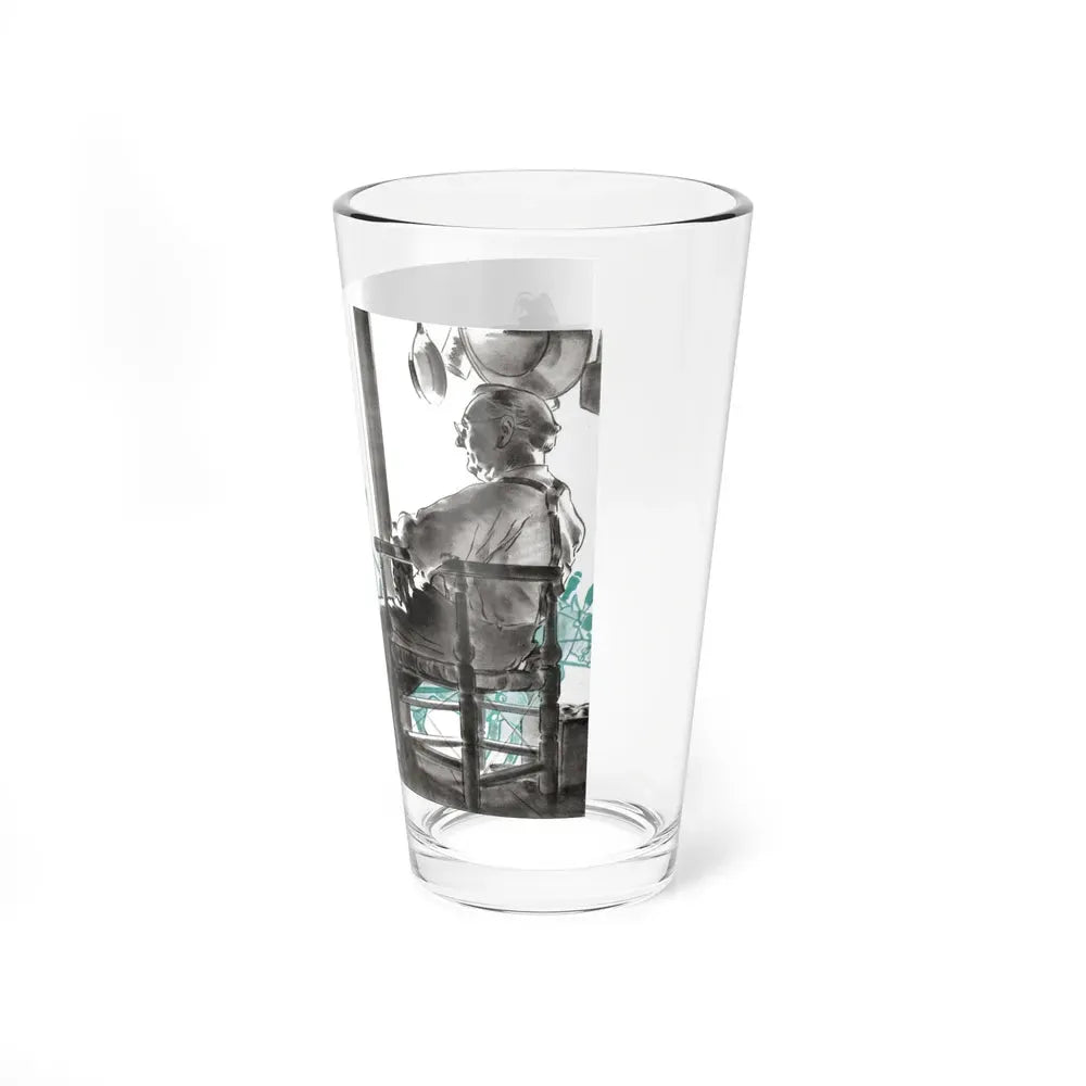 A Dog's Hind Legs (1), The American Magazine, January 1934 (Magazine Illustration) Pint Glass 16oz - Go Mug Yourself
