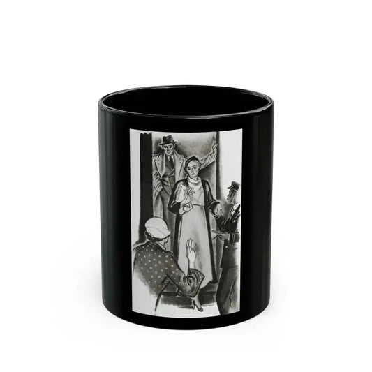 A Family Alliance (2), The Delineator, October 1932 - Black Coffee Mug 11oz - Go Mug Yourself