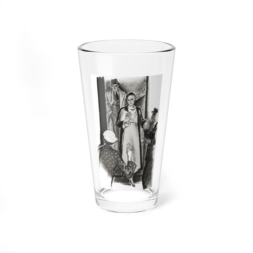 A Family Alliance (2), The Delineator, October 1932 (Magazine Illustration) Pint Glass 16oz-16oz-Go Mug Yourself