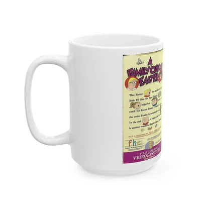 A FAMILY CIRCUS EASTER (VHS COVER) - White Coffee Mug - Go Mug Yourself