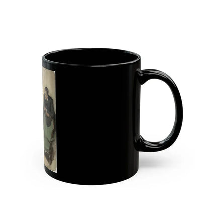 A Family in Distress, Hearst Magazine illustration - Black Coffee Mug - Go Mug Yourself