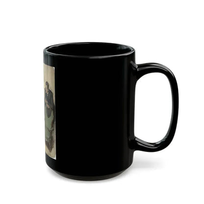 A Family in Distress, Hearst Magazine illustration - Black Coffee Mug - Go Mug Yourself