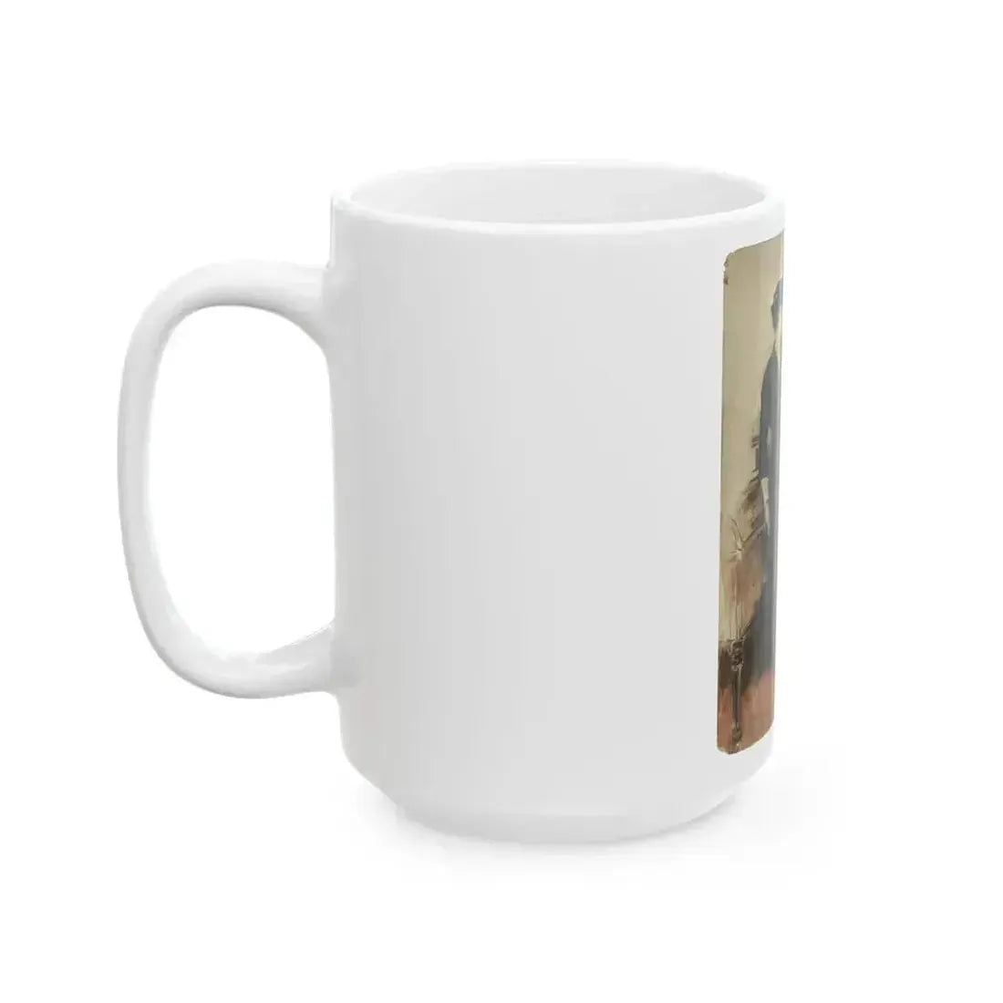 A Family in Distress, Hearst Magazine illustration - White Coffee Mug - Go Mug Yourself