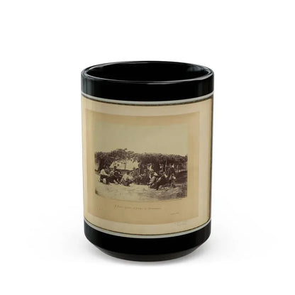 A Fancy Group, In Front Of Petersburg (U.S. Civil War) Black Coffee Mug 15oz - Go Mug Yourself