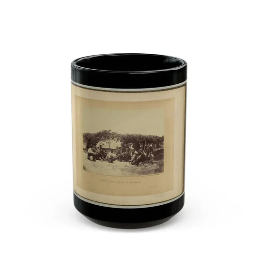 A Fancy Group, In Front Of Petersburg (U.S. Civil War) Black Coffee Mug 15oz - Go Mug Yourself