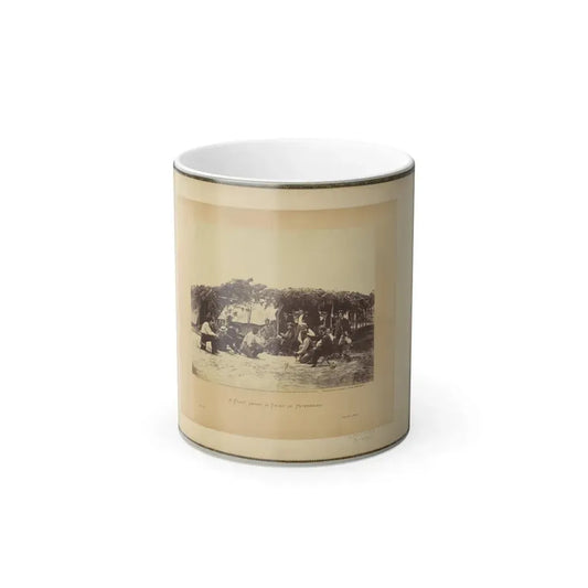 A Fancy Group, in Front of Petersburg (U.S. Civil War) Color Changing Coffee Mug 11oz Default Title 11oz - Go Mug Yourself