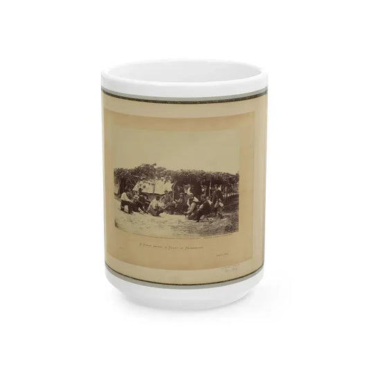 A Fancy Group, In Front Of Petersburg (U.S. Civil War) White Coffee Mug 15oz - Go Mug Yourself