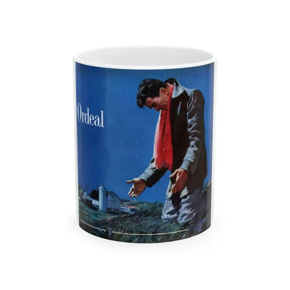 A Father's Ordeal, Redbook, November 1954 - White Coffee Mug 11oz - Go Mug Yourself