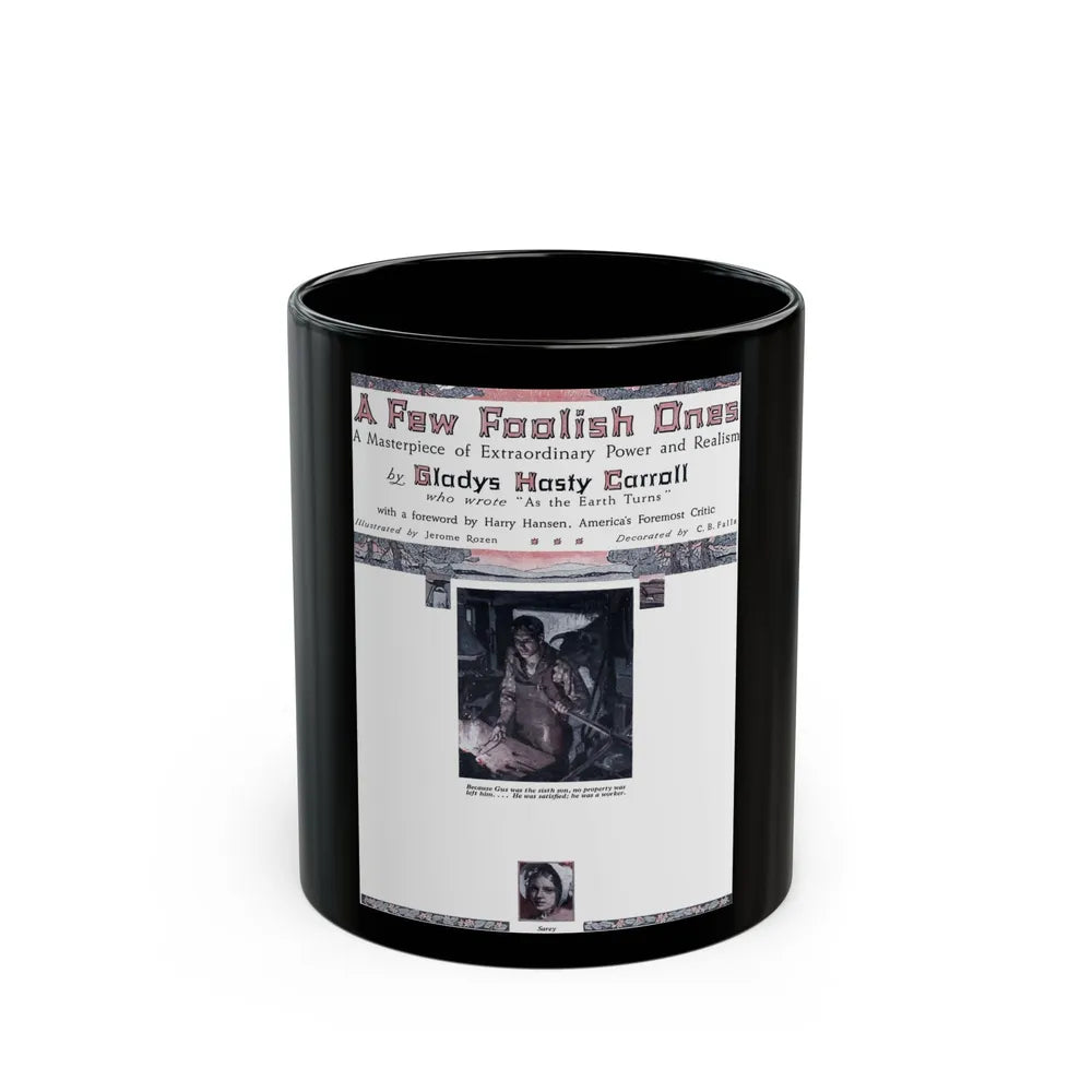 A Few Foolish Ones (1), Redbook, November 1934 - Black Coffee Mug-11oz-Go Mug Yourself