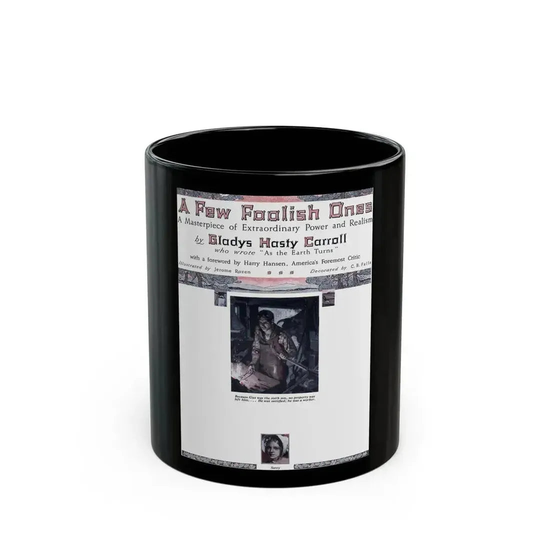 A Few Foolish Ones (1), Redbook, November 1934 - Black Coffee Mug 11oz - Go Mug Yourself