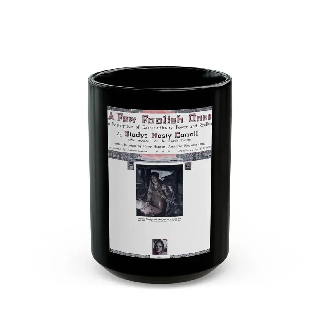 A Few Foolish Ones (1), Redbook, November 1934 - Black Coffee Mug 15oz - Go Mug Yourself
