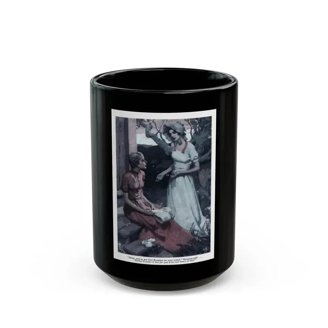 A Few Foolish Ones (4), Redbook, November 1934 - Black Coffee Mug 15oz - Go Mug Yourself