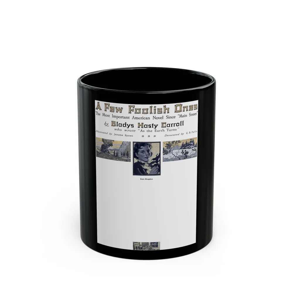 A Few Foolish Ones (5), Redbook, December 1934 - Black Coffee Mug-11oz-Go Mug Yourself