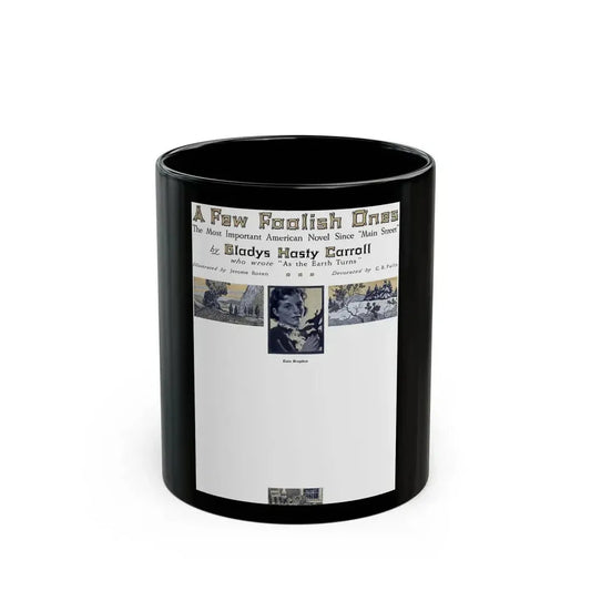 A Few Foolish Ones (5), Redbook, December 1934 - Black Coffee Mug 11oz - Go Mug Yourself