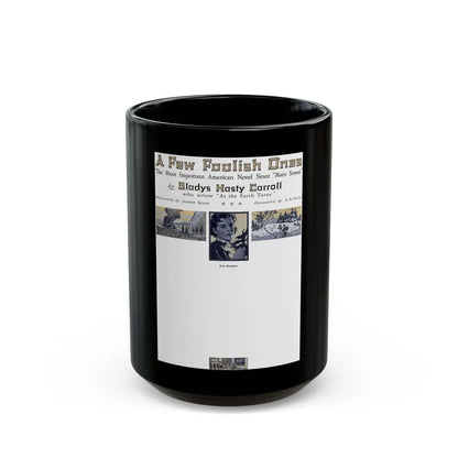 A Few Foolish Ones (5), Redbook, December 1934 - Black Coffee Mug-15oz-Go Mug Yourself