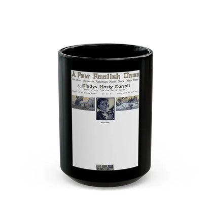 A Few Foolish Ones (5), Redbook, December 1934 - Black Coffee Mug 15oz - Go Mug Yourself